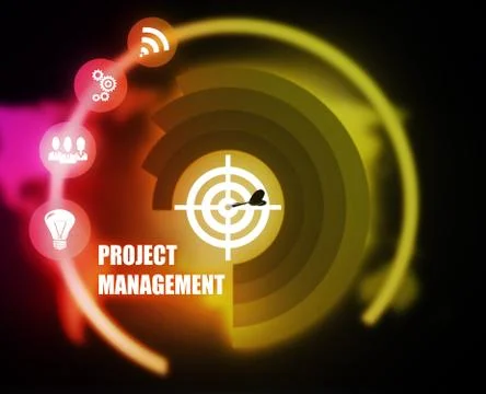 Project Management concept plan Stock Illustration