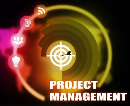 Project Management concept plan Stock Illustration