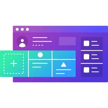 Project management flat vector task board icon イラスト素材