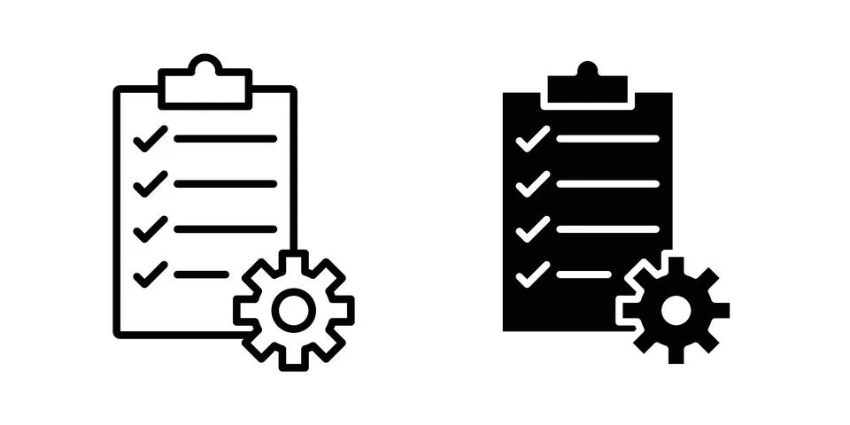 Project management icon or illustration vector symbols Stockillustratie