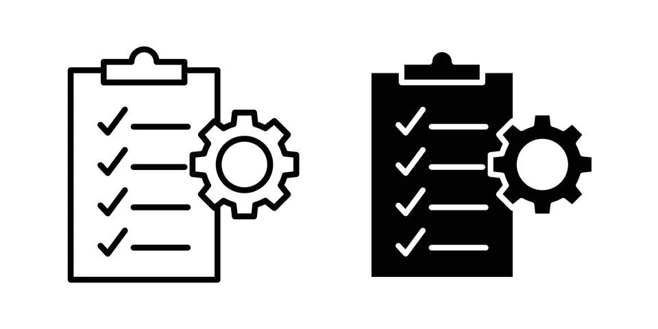Project management icon vector design illustrations Stockillustratie