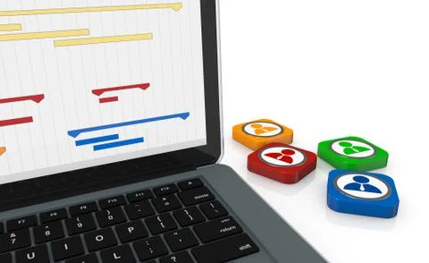 Project management Stock Illustration