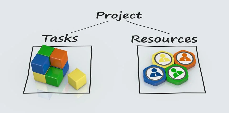 Project management Stock Illustration