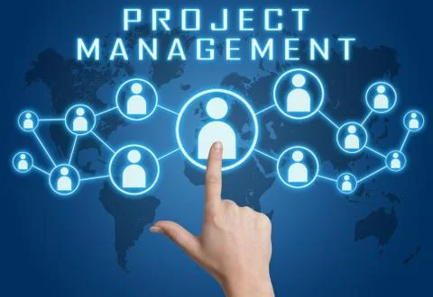 Project management Illustrazione stock