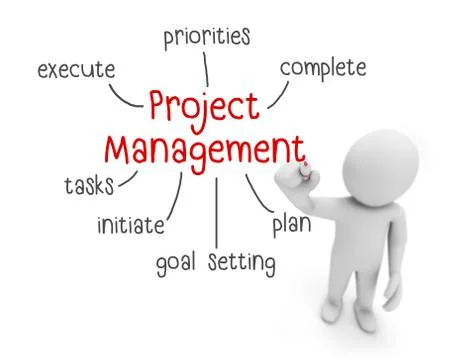 Project management Illustrazione stock
