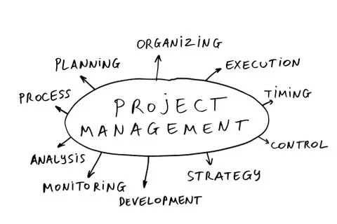 Project management Stock Illustration