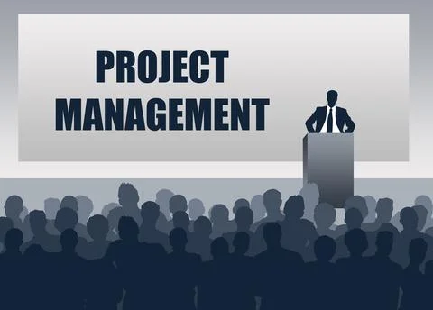 Project management Stock Illustration