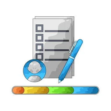 Project management illustration Stock Illustration