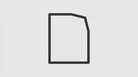 Project management technology ui icons line animation set Stock Footage 310289359