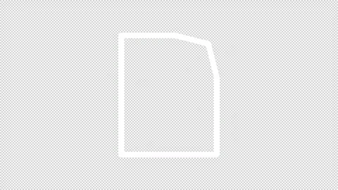 Project management technology ui icons white line animation set Stock Footage 310295638