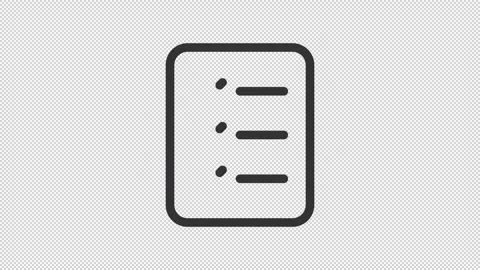 Project management workflow ui icons line animation set Stock Footage 310289373