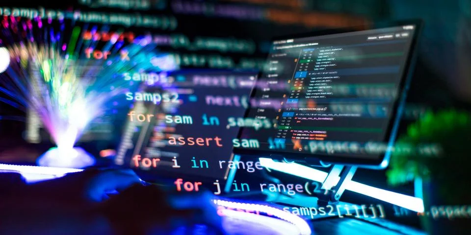 Project managers work new idea. Mobile app developer. Innovative startup pr.. 스톡 사진