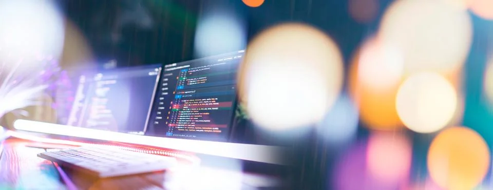 Project managers work new idea. Mobile app developer. Innovative startup pr.. Stockfoto's