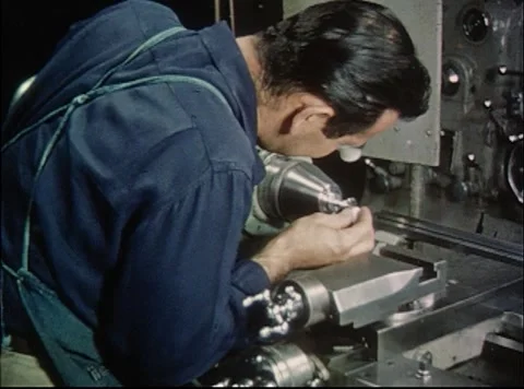 Project Mercury research program testing of mercury capsule shaped pendulum rig Stock Footage 297465113