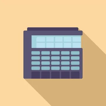 Project multistory building icon flat vector. Development area Ilustración de archivo