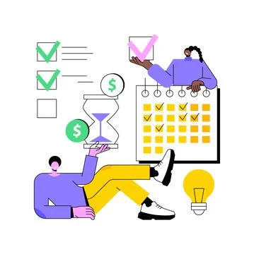 Project planning abstract concept vector illustration. 스톡 일러스트