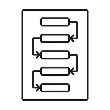 Project planning icon vector for your web design, logo, UI. illustration Stock Illustration