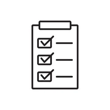 Project planning outline icon vector for your web design, logo, UI. illustrat Stock Illustration