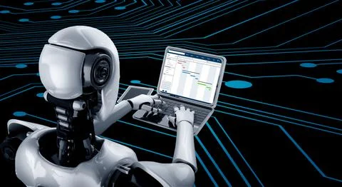 Project planning software for modish business project management イラスト素材