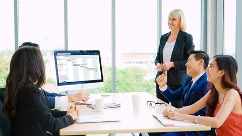 Project planning software for modish business project management 스톡 사진