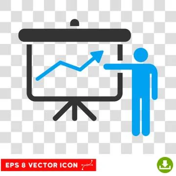 Project Presentation Eps Vector Icon 스톡 일러스트