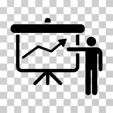 Project Presentation Vector Icon イラスト素材