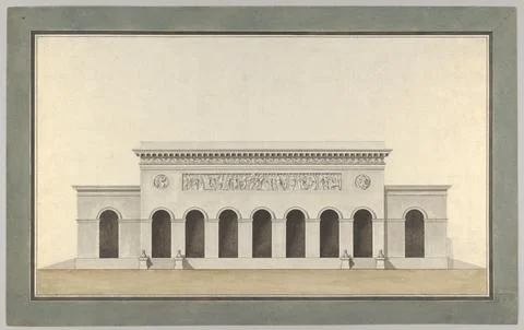 Project for a Public Monument n.d. Alexandre Thodore Brongniart French. Pro.. イラスト素材