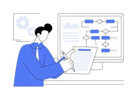 Project requirements isolated cartoon vector illustrations. イラスト素材