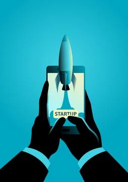Project Startup Stock Illustration