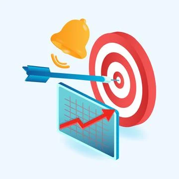 Project task management and effective time planning tools to achieve goals Stock Illustration