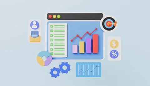 Project task management, Project development icon and effective time planning Illustrazione stock