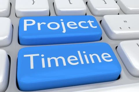 Project Timeline concept Stock Illustration