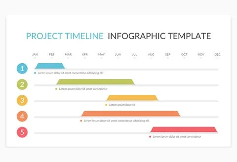 Project Timeline Stock Illustration