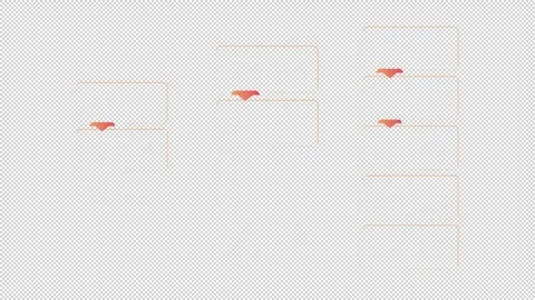 Project timeline infographic template animation set Stock Footage 333752462