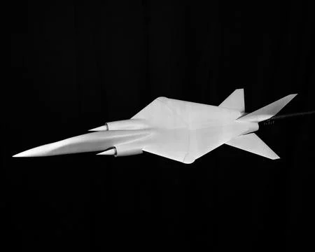 Project: Wing Sweep Range Series ..TAC Variable Sweep Model configure 8 A. .. Fotos de archivo