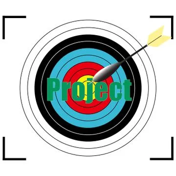 Project word Vector, business concept. Stock Illustration