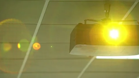 Projection beam. Stock Footage 75948399