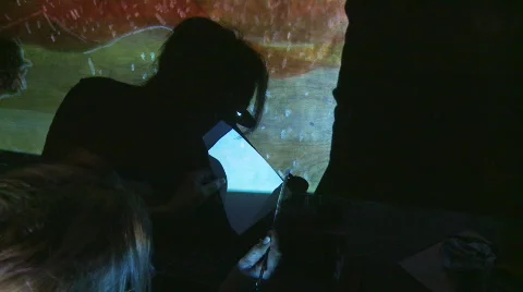 Projection painter Stock Footage 704528