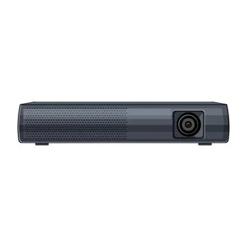 Projection projector video cartoon vector illustration Stock Illustration