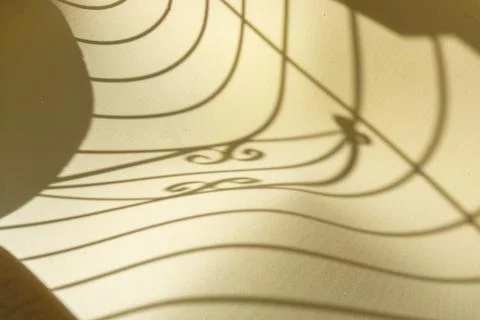 Projection of the window light, the abstract lines. Stock Photos