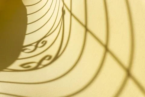 Projection of the window light, the abstract lines. Foto stock