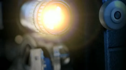 Projector 2 light Stock Footage 21084417
