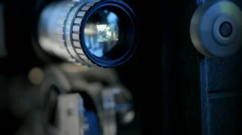 Projector 2 nolight Video stock 21084523