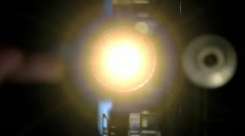 Projector 4 light Stock Footage 21086171