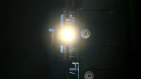 Projector 5 hilight Stock Footage 21085723