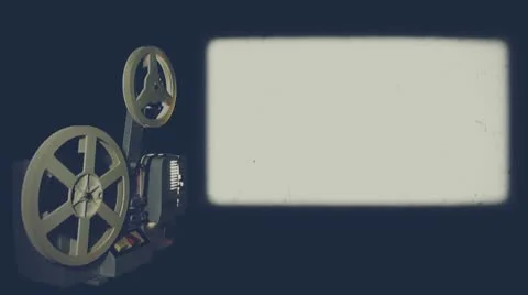 PROJECTOR AND SCREEN Stock Footage 10588057