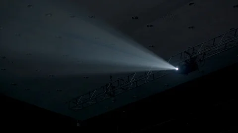 Projector beam Stock Footage 106450431