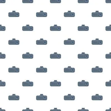 Projector devices creating a seamless technology pattern background Stock Illustration