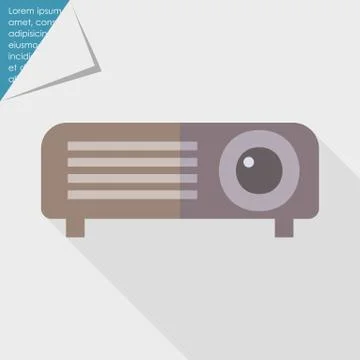 Projector icon 스톡 일러스트