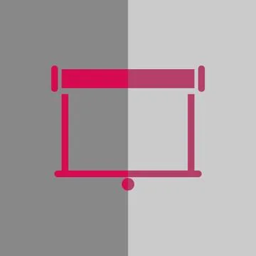 Projector icon stock vector illustration flat design イラスト素材